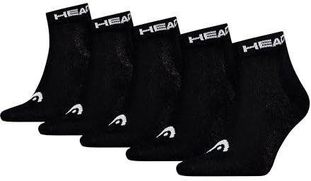 HEAD Unisex All Sports Quarter, Schwarz, 35-38 EU