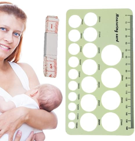 Nipple Measuring Tool - Stencils Silicone,Breast Flange Measuring Tool Breast Pump Sizing Tool New Mothers Musthaves for Women
