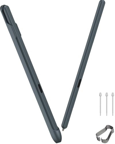 Miimall Électromagnétique Stylo pour Samsung Fold 6, S Pen de Rechange avec Fente et 3 Pointes de Remplacement, [Haute Sensibilité] [Écriture Fluide] Stylet Samsung Fold 5/Fold 4/Fold 3, Gris