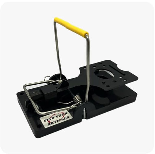 FYA Professionelle Rattenfallen mit erneuerter starker Feder, 6 Stück