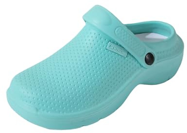 R-ISLAND Zuecos para Mujer, Adulto, Hechos de EVA, Ligeros y Cómodos para Uso Diario (Laguna 40)
