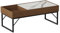 Vicco Couchtisch Lunero, Nussbaum, 105 x 50 cm