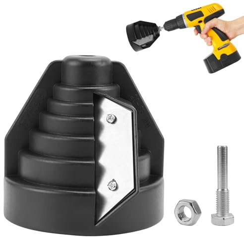 NCTNCX Anfaser Pe Rohr Entgrater FüR Pvc Rohre FüR 20 25 32 40 50 63mm | Mit Bohreranschluss,Unterstützt Materialien wie PE Rohr,PP Rohr,und PVC Rohr,für bau, rohrinstallation