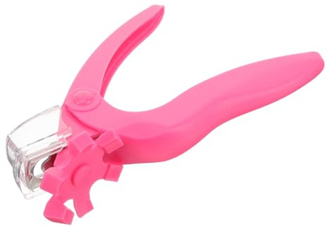 TOVINANNA Nagelspitzenschneider aus Edelstahl Verlängerter Nageltrimmer für Künstliche Nägel Ergonomischer Fingernagelknipser für Maniküre und Nagelkunst Wiederverwendbares Nagelwerkzeug