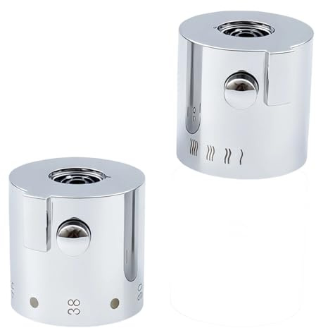 SEAYACK Thermostatgriff Ersatz Badewanne Dusche Mixer Steuerung Thermostatgriff Temperaturregelknopf Griffe Badezimmer Armaturen Thermostate Teile