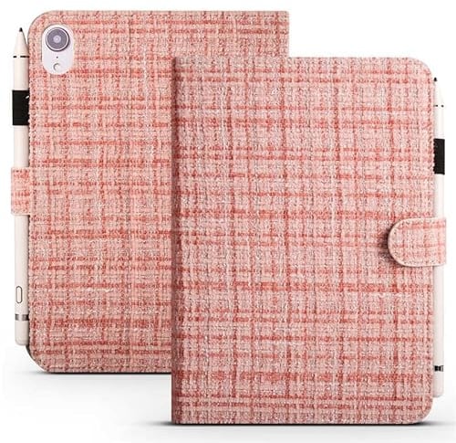 Generic Compatibile per iPad Mini 5 (colore rosa) Smart Custodia in pelle con supporto magnetico Flip Back Cover