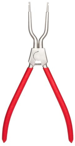 NOLITOY Waschmaschinen Federzange zum Aufweiten von Wannenfedern und Unterlegscheiben Metall Kunststoff Rot für Reparatur Innerer/Äußerer Trommel