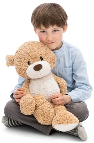 NICI Kuscheltier Bär Finni 50cm - karamell - 62962 | Stofftier aus weichem Plüsch, niedliches Plüschtier zum Kuscheln und Spielen, für Kinder & Erwachsene, tolle Geschenkidee