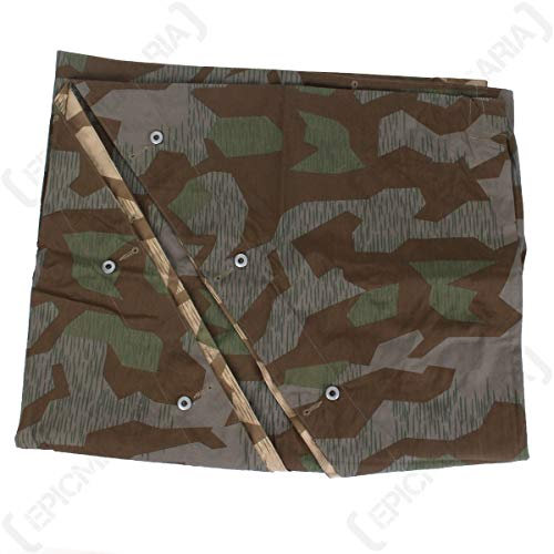 Mil-Tec Unisex – Erwachsene Dreieckszeltbahn-18250100 Dreieckszeltbahn, Tarn, Einheitsgröße, Splinter Camo