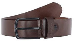 Reell All Black Buckle Belt, Gürtel Herren, Ledergürtel für Männer