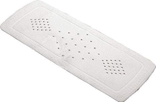 Kleine Wolke Wanneneinlage, Polyvinylchlorid (PVC), Weiß, 36x 72 cm