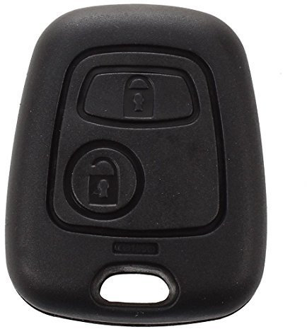 SODIAL (R) Coque concu pour CLE telecommande Peugeot 107 207 307 Citroen C1 C2 C3 C4 C5 fob case remplacement