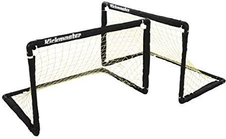 Kickmaster One-on-One Folding Goal Set - Black