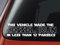 Star Wars 'Dieses Fahrzeug Made The Kessel Run in weniger als 12 parsecs' – Auto, Wand, Laptop Aufkleber