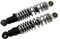Stoßdämpfer Federbein Set 260mm Chrom/Schwarz für Zündapp Hercules Kreidler Simson Puch Mofa Moped Mokick