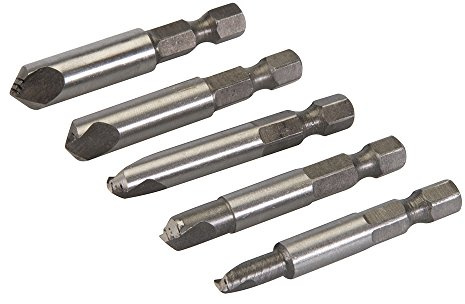 Silverline 675174 Schraubenausdreher, 5-tlg. Satz 50 mm