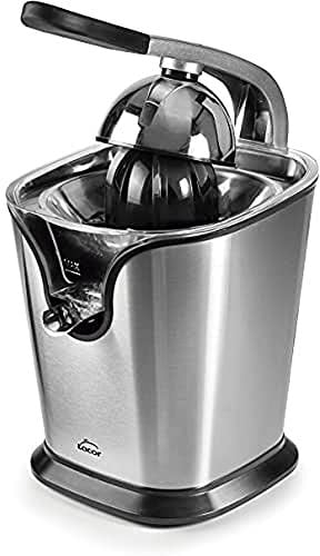 Lacor 69120 Presse Fruits Electrique avec Levier, 160W, Argenté