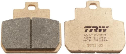 TRW MCB782SRM Sinter Maxi Scooter Bremsbelagsatz für Vespa GTS Hinterachse und andere Motorräder