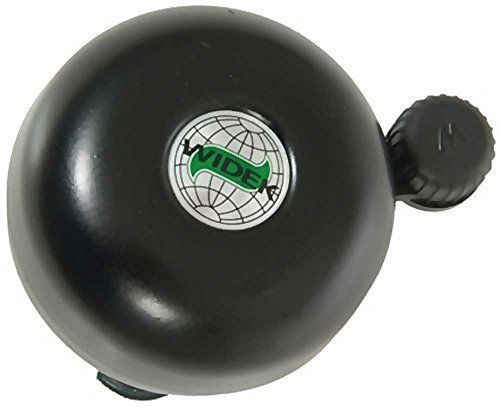 Widek Messing-Glocke, Ø 55 mm, schwarz, Schelle Ø 22,2 mm