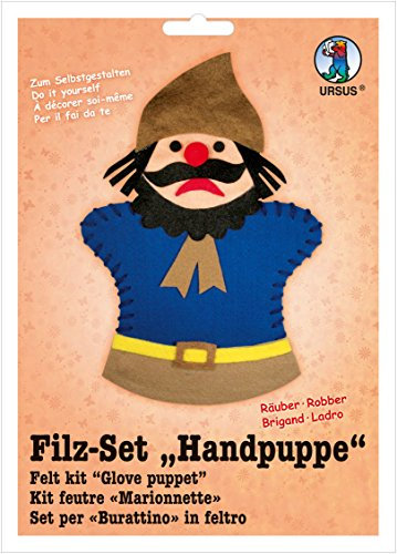 URSUS BastelfilzSet Handpuppe ´Räuber´ 4008525155577