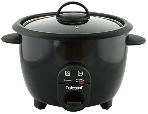 Techwood TCR-259 Cuiseur Riz 2,5 L, Noir