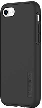 Incipio DualPro Schutzhülle für Apple iPhone SE (2020) / 8 / 7 / 6S - schwarz [Extrem robust I Stoßabsorbierend I Soft-Touch Beschichtung I Hybrid] - IPH-1465-BLK