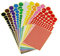 Klebrige Farbkodierungsetiketten, entfernbar, kleine Kreise, Punkte, Aufkleber, 10 Farben, insgesamt 50 Blatt