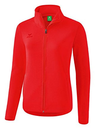 Erima Damen Basic Sweatjacke, Rot, 46 EU
