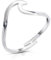 GD GOOD.designs Ring für Damen Silber - Wasserfest - Verstellbarer Wellen Fingerring aus Edelstahl I Wellenring inkl. Geschenkbox