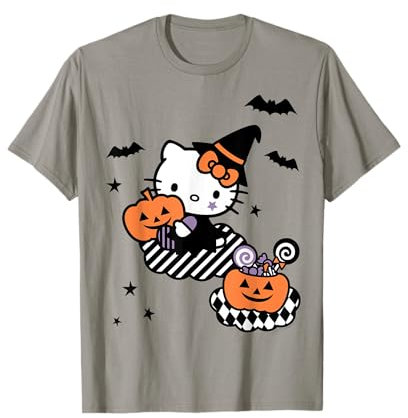 Hello Kitty Trick or Treat Halloween Tee Shirt