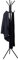 Home-Neat Métal Porte-Manteau sur Pieds, Support Manteau de 3 Tube en Fer avec 12 Crochets, Noir