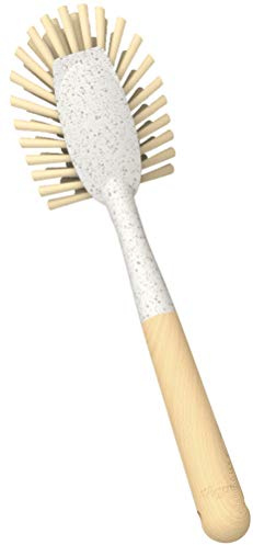 VIGAR Brosse à vaisselle en bambou ovale Gris, plastique