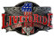 Shirtmatic Skull Totenkopf Buckle 3D Gürtelschnallen Biker Rocker Rockabilly (Live to ride No 1)