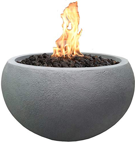 MODENO Gasfeuerstelle Marra Beton-Optik grau aus Faserbeton