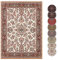 Hanse Home Design Kurzflor Wohnzimmerteppich Orient - Zabul Perser Look, Orientalischer Teppich für Esszimmer, Wohnzimmer, Schlafzimmer - Creme/Gold, 160x220 cm