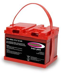 Lucino Akku Ride-on 12V 12Ah Blei Power für Super Traktor mit 2 Motoren je 12V Traktor