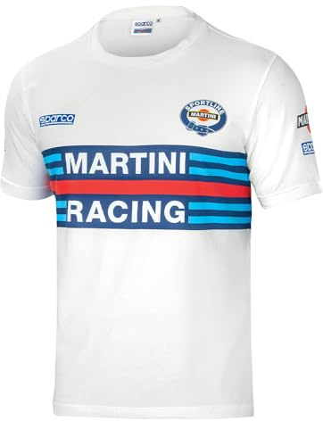 Sparco T-Shirt Martini-R Größe XL Weiß, weiß, 42/50 EU
