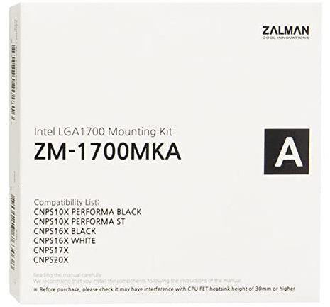 Zalman ZM-1700MKA - Intel LGA 1700 Mounting Kit