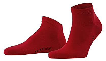 FALKE Herren Sneakersocken Cool 24/7 M Sn Baumwolle kurz einfarbig 1 Paar, Rot Scarlet 8228, 41-42