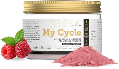 Golden Tree My Cycle – Myo-Inositol Pulver 3000 mg, 30 Portionen | Mit D-Chiro-Inositol, NAC, Vitex, Magnesium, Zink, Folat, Chrom & Vitamin D