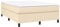 vidaXL Bettgestell, Polsterbett Bett für Schlafzimmer, Bettrahmen mit Lattenrost, Schlafzimmerbett Doppelbett, Creme 140x190cm Stoff