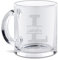 PR Print Royal Personalisierte Glastasse graviert mit Ihrem Anfangsbuchstaben L und Namen - Namenstasse graviert, Geschenkidee, Geburtstagsgeschenk | Lasergravur, Runde Schrift, 300ml
