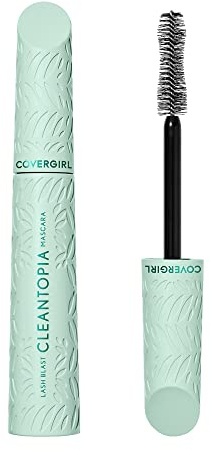 Covergirl Lash Blast Cleantopia Mascara, Volumizing, Smudge-Proof, Vegan Formula, Black Brown 810, 10 ml