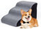 Nobleza Hundetreppe für Kleine Hunde, 3 Stufen Waschbar Hunde treppe, Haustiertreppe für AlterHunde und Katzen, Abnehmbare Katzentreppe, 56x40x35cm