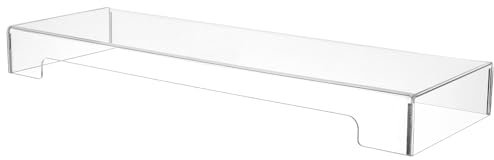 YARNOW Funda Transparente De Acrílico para Teclado, Protector Antipolvo Y a Prueba De Agua para Teclados Mecánicos, 47.5 x 15 x 4.8 cm