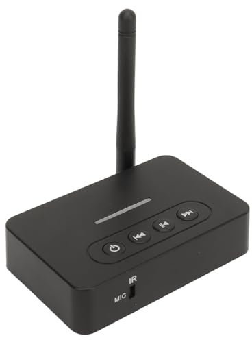 5.1 Sound Transmitter Receiver 2 in 1 Wireless Sound Adapter with Rich Interfaces, NFC Function, RX Reception Mode, Long Range for Mobile Phones Tablets TVs Game Consoles