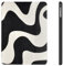 Fycyko Funda compatible con iPad de 9,7 pulgadas para 6ª/5ª generación 2018/2017 con soporte para bolígrafo, Fashion Wave Simple Lindo Cebra Stripes patrón ondas para iPad de 9,7 pulgadas