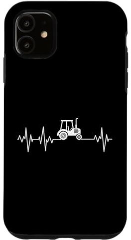 Hülle für iPhone 11 Traktor Herzschlag Bauer Trecker Landwirt Schlepper Geschenk