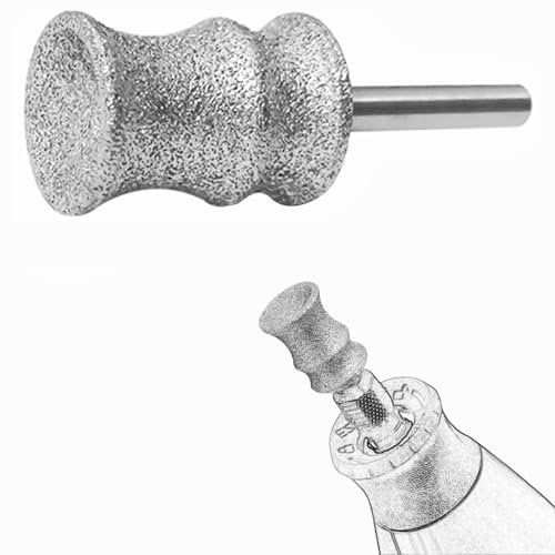 OVATAVO Diamond Dog Nail Grinder Attachment Bit for Dremel - 1/8 Rotary Nail Grinder Bit for Large Medium Small Dogs Nail Cares (B