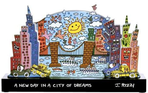 Figur City of Dreams James Rizzi - Pop Art